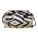 Leather Cloud Crossbody Bag Women Animal Pattern Chain Shoulder Handbag (3)
