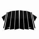 10PCS BLACK PILLAR POSTS SET DOOR TRIM PIANO COVER KIT FOR MAZDA CX-5 2013-2016