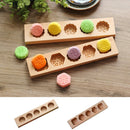 Chinese Traditional Mini Wooden Mid-autumn Festival Mooncake Mold -Flower