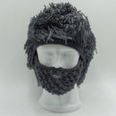 Winter Wigs Beard Hat Barbarian Crochet Beanie Cap Cospaly For Men Boys