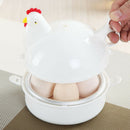 Chicken Shape Microwave 4 Egg Cooker Steamer Kitchen Cooking Boiler Utensil