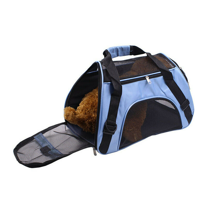 Portable Travel Pet Carrier For Cat Dog Backpack Carrying Handbag Small Dog P6N9