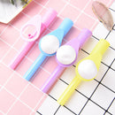 1X New Gel Pen Blow Pipe & Balls Children Toys Loot Party Bag Fillers Kids JR