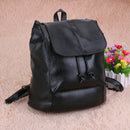 Leisure PU Leather Multi-Function Women Travel Backpack Schoolbag