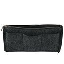 Make Up Organizer Felt Insert Bag for Handbag Travel Inner Purse Portable C
