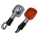 2Pieces 12V Amber Motorbike Turn Signals Light Lamp For  CRUISERS