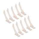 10Pcs Plastic Photo Frame Backs Pedestal Holder Stand Display Racks White