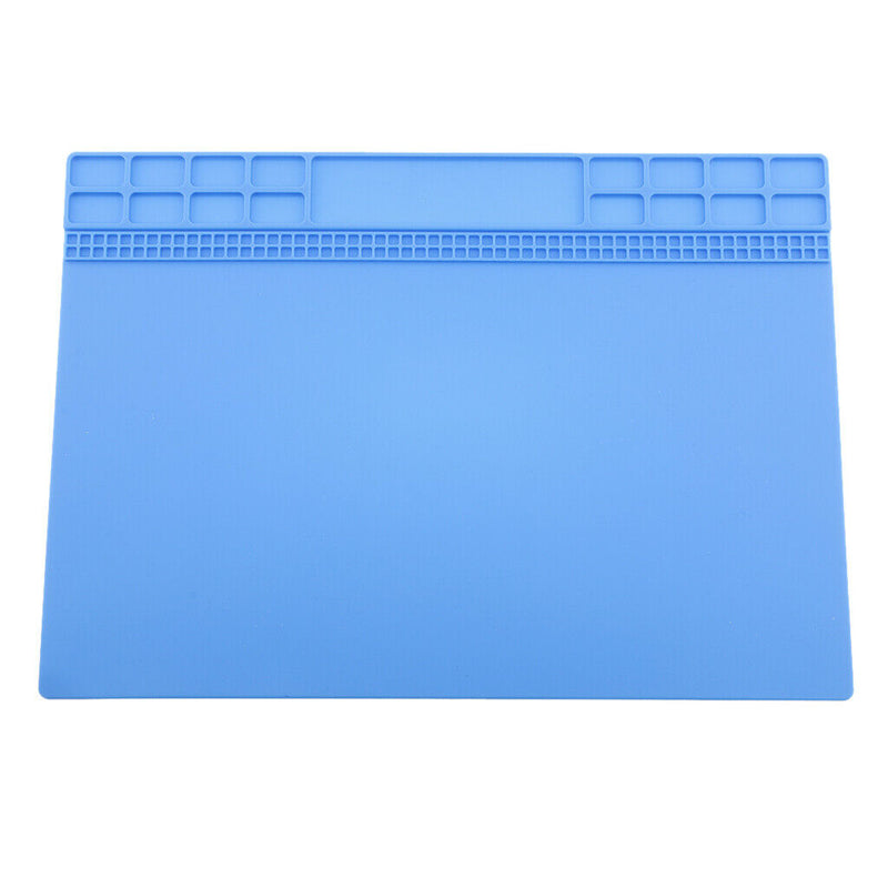 Cellphone Repair Mat Insulation Silicone Pad Maintenance Platform Blue