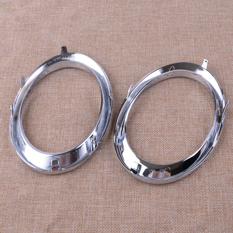 ABS Chrome Front Fog Light Cover Trim Ring Fit for Audi Q5 2010-2012 Foglight