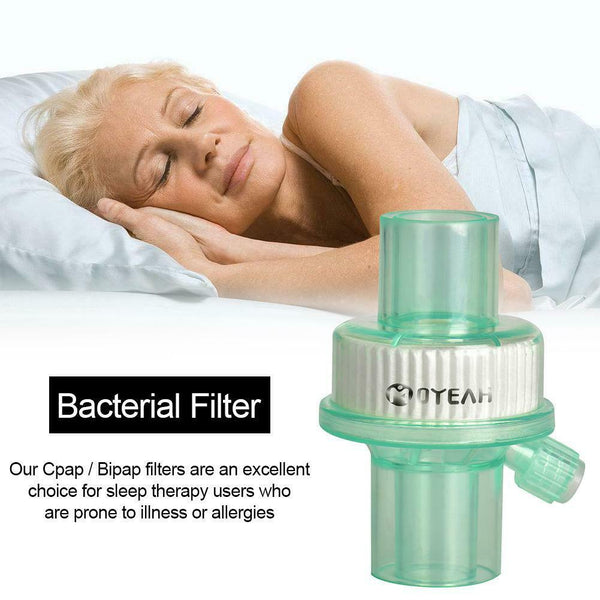Disposable CPAP Bacterial Viral Filter For CPAP BiPAP Hose Sleep Apnea Noring