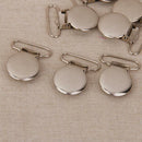 10Pcs Metal Pacifier Suspender Clips Holders for DIY Sewing Craft 2.5cm