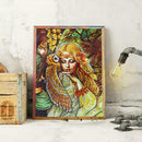 5D DIY Special Shaped Diamond Painting Girl Cross Stitch Mosaic Craft Kits