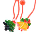 4Pcs Kids Girl Hair Accessories Ropes With Elastic Hair Band Christmas Gift  Z