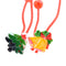 4Pcs Kids Girl Hair Accessories Ropes With Elastic Hair Band Christmas Gift  Z
