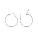 40pcs Brass Metal Earring Hoop Beading Components Jewelry Finding Making 2"
