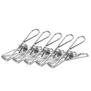 10 Pcs Stainless Steel Wire Clip Clothes Pins, Multi-Function Clip, Utility
