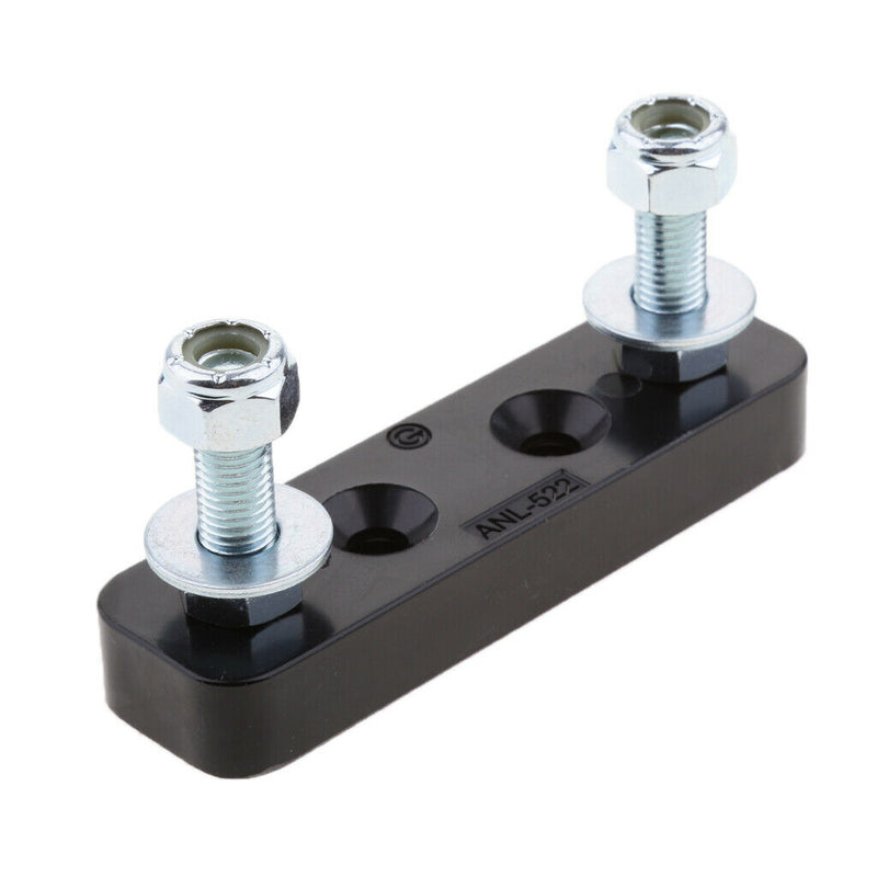 Heavy Duty Inline ANL Fuse Black Holder for 25AMP to 500AMP ANL Fuse
