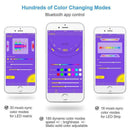 LED Controller, WS2812B WS2811 Music Sync Bluetooth Controller, iOS Android