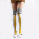 Cotton Stockings Cartoon Socks Leggings Fashion Chicken Feet Socks White G1M5