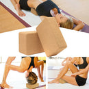 Yoga Blocks Pilates Cork Brick Home Stretch Aid Fitness Exercise Cushion Deluxe