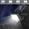 LED Solar Wall Light 3 Modes Waterproof Motion Sensor Lighting for Pathway A