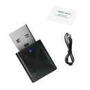 USB Bluetooth 5.0 Adapter Music Audio Receiver transmitter for TV/PC Car FB6V