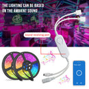 WiFi RGB 24 Key Music Remote Controller Dimmer for LED Strip Light (1 in 2) A