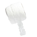 5 Yard Flower Bridal Lace Embroidered Trim Wedding DIY Craft White 7cm