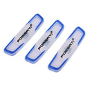 3Pcs Silicone Tennis Racquet Vibration Dampeners Shock Absorber Damper Blue