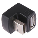 90 degree 180 degree USB 2.0 A male to female m/f converter adapter connec BX
