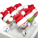 12Pcs New Mini Santa Hat Lollipop Cover Wraps Tops Toppers Christmas Decor do 3C