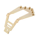 Golden 6 String Guitar Tailpiece Bridge for Hollowbody Archtop Guitar Parts