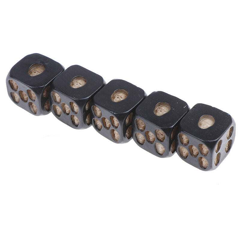 New Black Color 5 Pcs Set Creative Game Cube Dice, Role Playing D ME