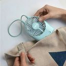 New Usb Rechargeable Mini Fan Summer Desktop 3 Files Electric Small Fan Por C3T3