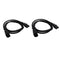 2x IEC320 C14 Male To C15 Female C14-C15-Cable Power Cord UPS Server Kit