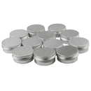 24Pcs Aluminum Round Tins Container Box for Lip Balm Craft Cosmetic Powders