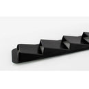 Universal Car Hood Vent Air Intake Louver Cooling Panel Trim Set Matte-Black