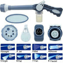 8 in 1 Garden Hose Nozzle Water Soap Dispenser Pump Spray Gun Car Washer