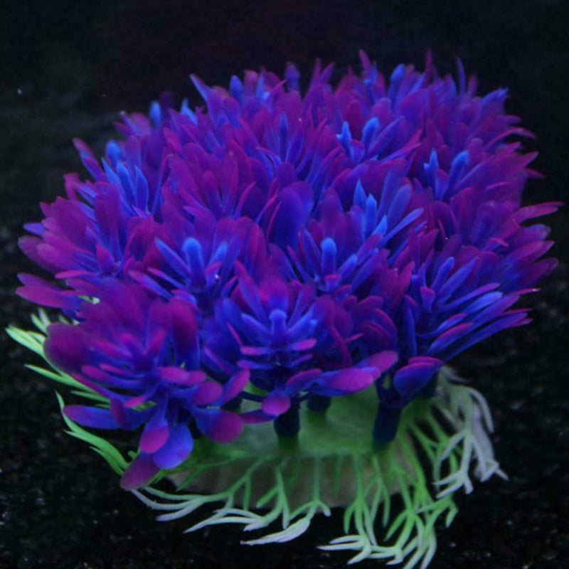 Plastic Artificial Water Green Grass Plant Aquarium Fish Ornament Tank HOT M6S2