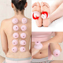 Pink Chinese Traditional Silicone Vacuum Suction Massage Cup Cupping Therapy