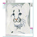 5D Diy Diamond Painting Cross Stitch White Tiger Animals Home decor Paintings ï¼W
