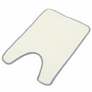 Bathroom Mat 40x60cm U Shaped Cotton Bathroom Anti Slip Bath Mat Grey K3Z6