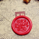 Love Greeting Letters Wax Sealing Seal Stamp Label 2.5cm