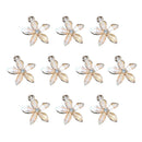 10 Pieces Cute Flower Charm Pendant Beads DIY Jewelry Findings Wedding Decor