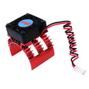 RC 1/10 Car 540 550 Motor Heatsink + Cooling Fan for 1:10 RC Car Truck Parts