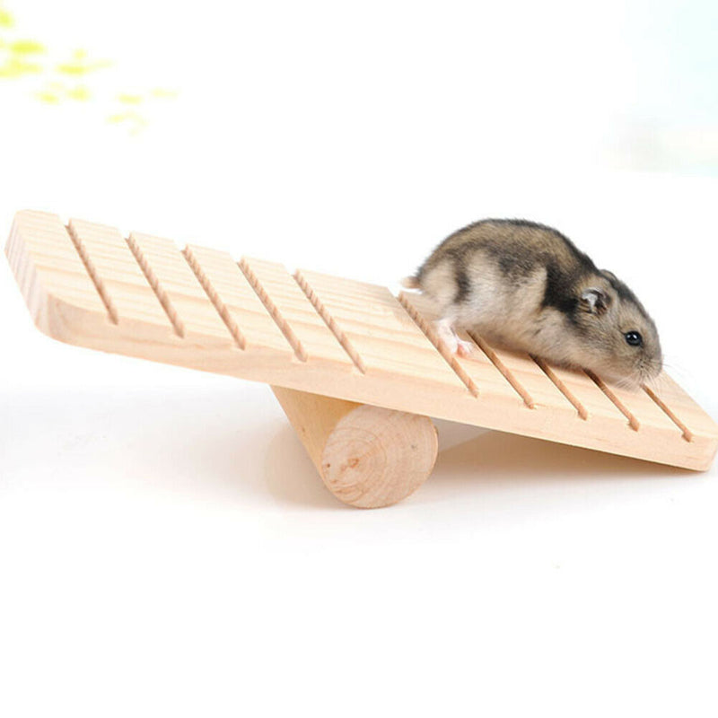 Hamster Seesaw Wooded Toys Pet Supplies Climbing Play House Mouse Chinchillas