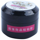 8g Bottle Soak Off Super UV Gel Rhinestone Nail Art Decoration Transparent