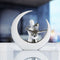 Creative Lovers On Moon Ceremic Sculpture Statue Living Room Bedroom Decor Party