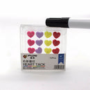 12pcs/box multi-color heart push pins notice board map drawing office thumb  LJ