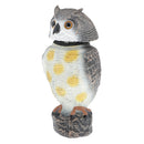 Realistic Owl Decoy Weed Pest Control Pigeon Scarer Garden Repeller C